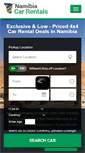 Mobile Screenshot of namibiacarrentals.com